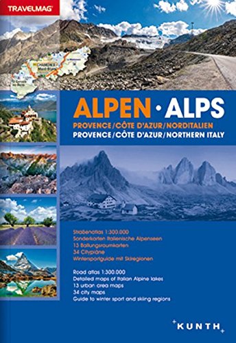 Alpen : Provence-Côte d'Azur, NordItalien. Alps : Provence-Côte d'Azur, Northern Italy