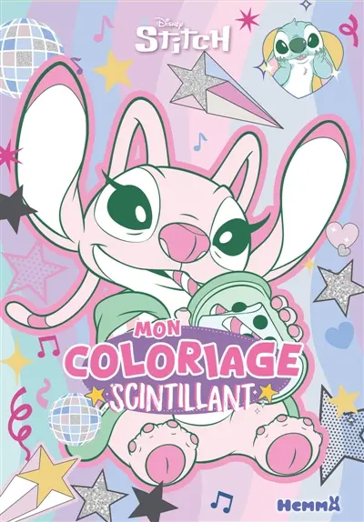 Disney Stitch : Mon coloriage scintillant (Angel)