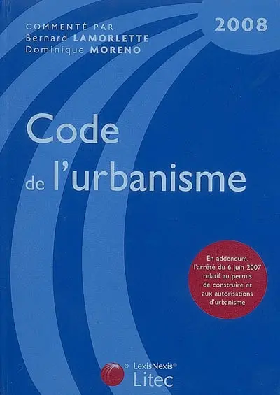 Code de l'urbanisme 2008