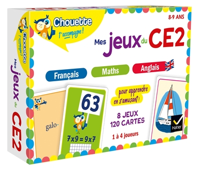 mes jeux du ce2, 8-9 ans : français, maths, anglais