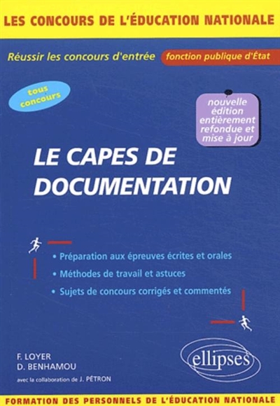 Le Capes de documentation : concours externes, internes, réservés et autres concours