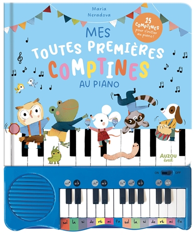 mes toutes premières comptines au piano : 15 comptines pour s'initier au piano