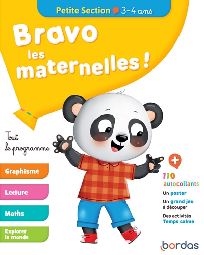 Bravo les maternelles ! : tout le programme : petite section, 3-4 ans