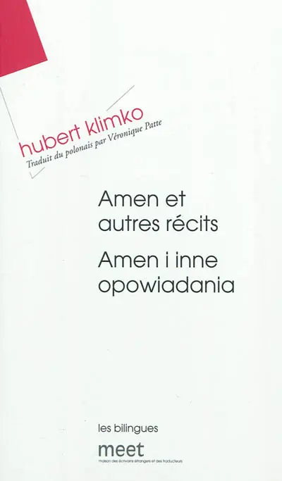 Amen : et autres récits. Amen : i inne opowiadania