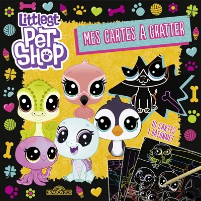 Littlest Petshop : mes cartes à gratter : jaune
