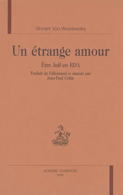 Un étrange amour : être juif en RDA