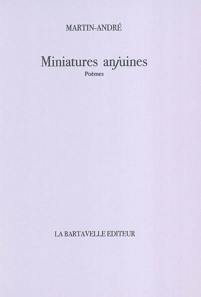 Miniatures anjuines