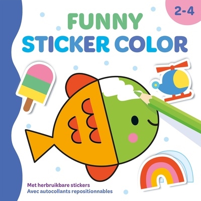Funny sticker color : 2-4 ans