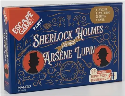 Escape game party : Sherlock Holmes versus Arsène Lupin