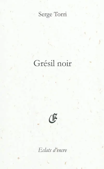 Grésil noir