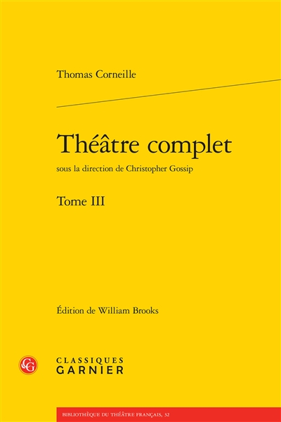 Théâtre complet. Vol. 3