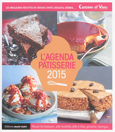 L'agenda pâtisserie 2015