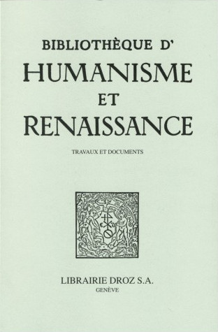 Bibliothèque d'humanisme et...