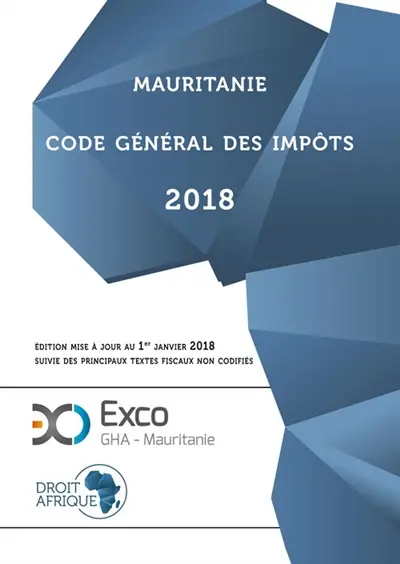 Mauritanie : Code général des impôts 2018