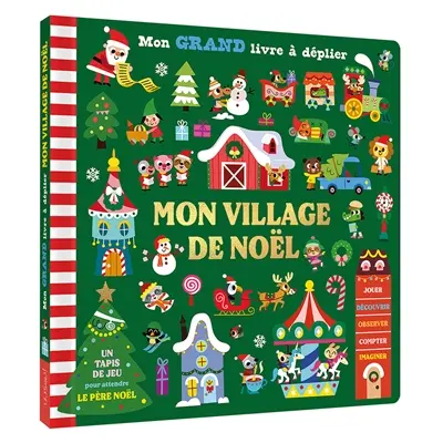 Mon village de Noël : un tapis de jeu pour attendre le Père Noël