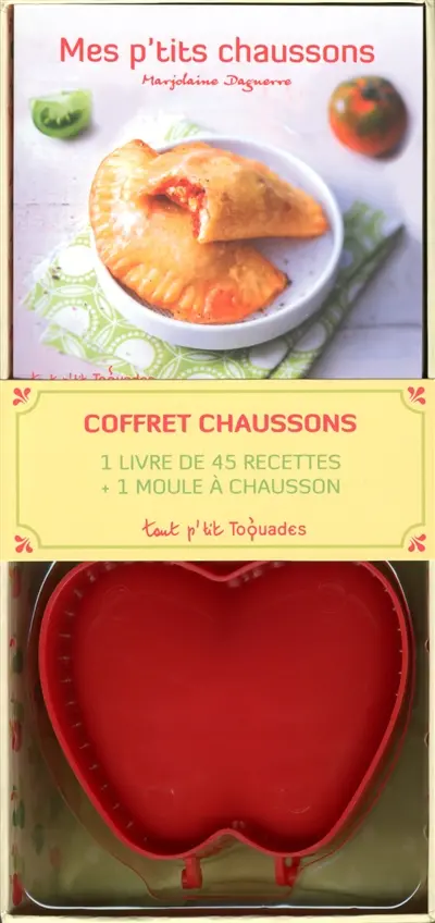 Coffret chaussons : 1 livre de 45 recettes + 1 moule à chausson