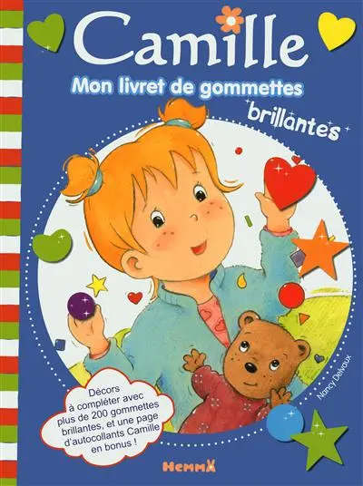 Camille : mon livret de gommettes brillantes