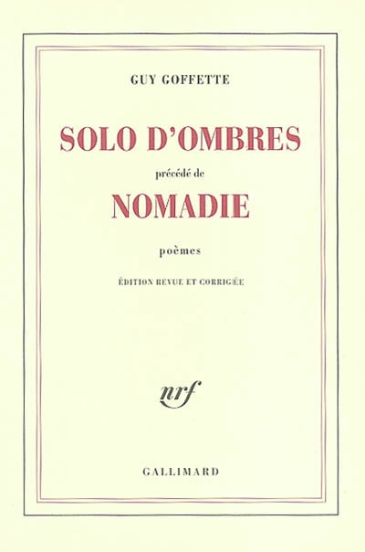 solo d'ombres. nomadie