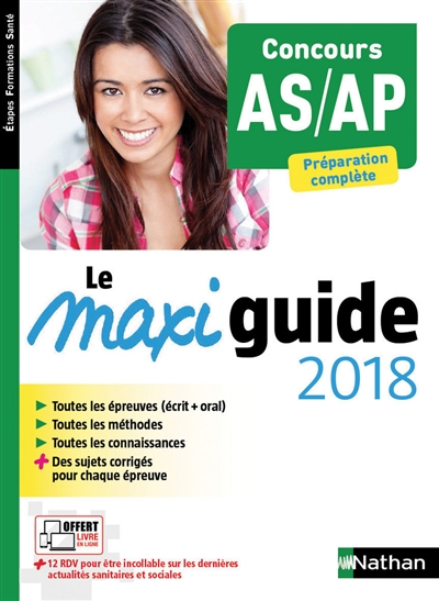Concours AS-AP, préparation complète : le maxi-guide 2018