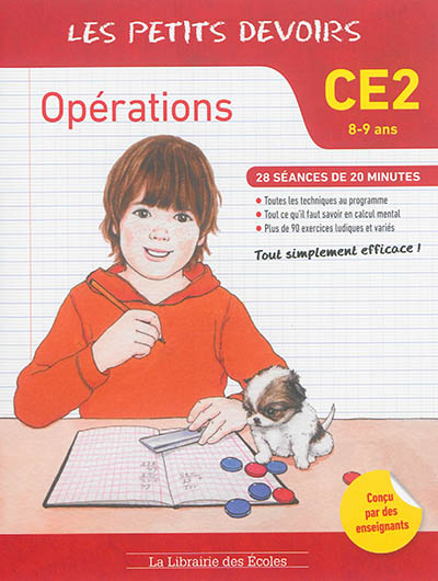 Opérations CE2, 8-9 ans : 28 séances de 20 minutes
