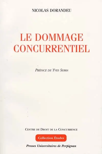 Le dommage concurrentiel