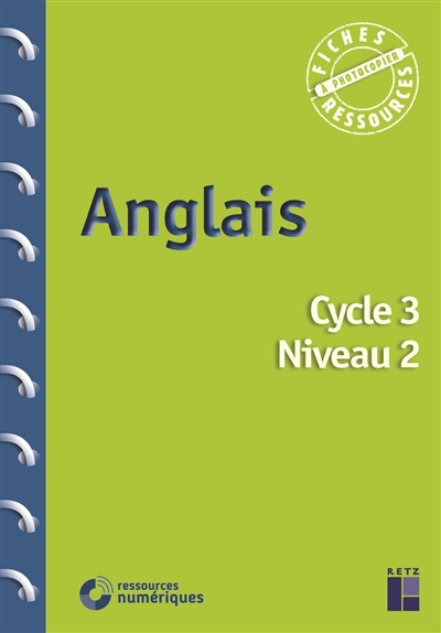 Anglais, cycle 3, niveau 2