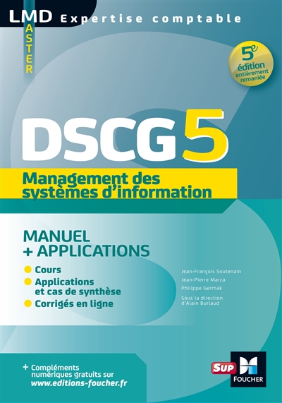 DSCG 5, management des systèmes d'information : manuel & applications