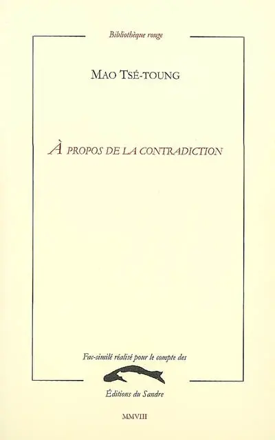 A propos de la contradiction