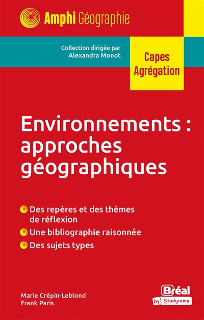 Environnements : approches géographiques : Capes, agrégation