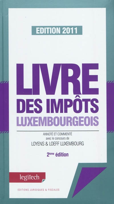 Livre des impots luxembougeois
