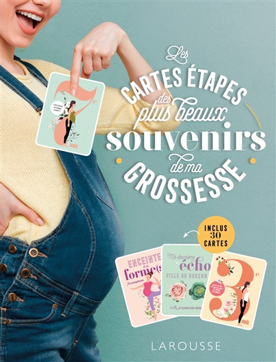 Les cartes étapes des plus beaux souvenirs de ma grossesse