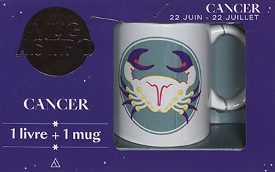 Cancer : 22 juin-22 juillet : 1 livre + 1 mug