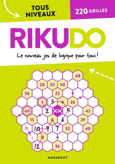 Rikudo : tous niveaux : 220 grilles
