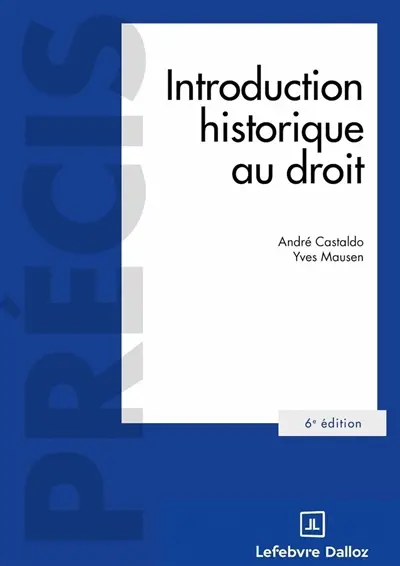 Introduction historique au droit