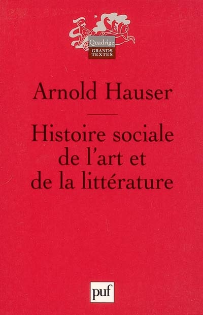 Histoire sociale de l'art et de la littérature