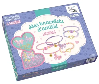 Mes bracelets d'amitié : licornes