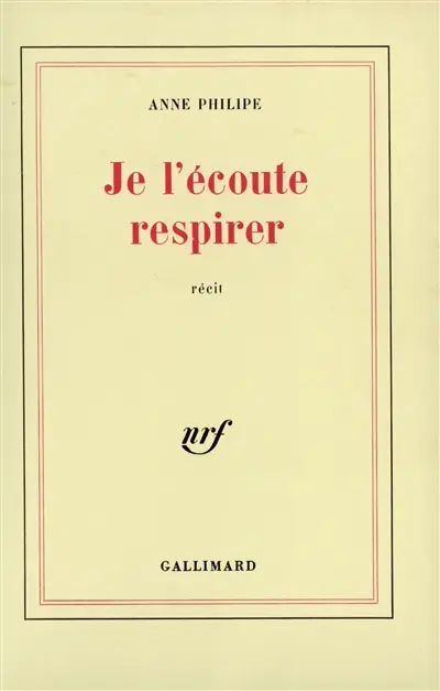 Je l'écoute respirer