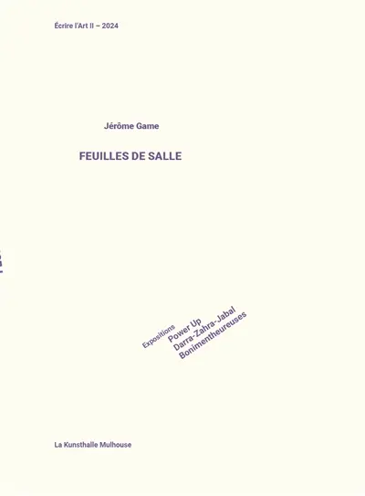 Feuilles de salle