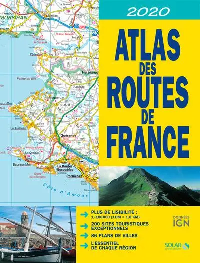 Atlas des routes de France 2020