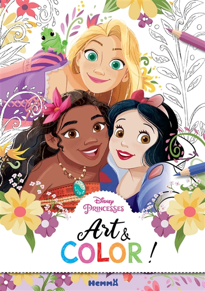 disney princesses : art & color !