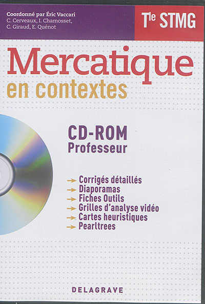 Mercatique en contextes : terminale STMG : CD-ROM professeur