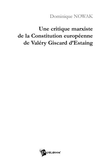 Une critique marxiste de la...