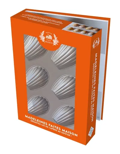 Madeleines faites maison : dégustez-les de l'apéro au goûter ! : 2 moules inclus pour réaliser 12 madeleines en une seule fournée ! Madeleines faites maison : dégustez-les de l'apéro au goûter ! : 2 moules inclus pour réaliser 12 madeleines en une seule fournée !