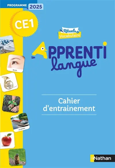 Rituels de vocabulaire CE1 : cahier d'entraînement