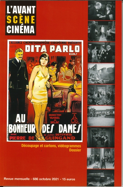 Avant-scène cinéma (L'), n° 686. Au bonheur des dames, de Julien Duvivier : découpage et cartons, vidéogrammes, dossier