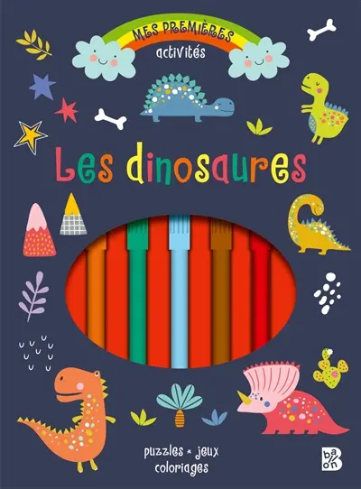 Les dinosaures : puzzles, jeux, coloriages
