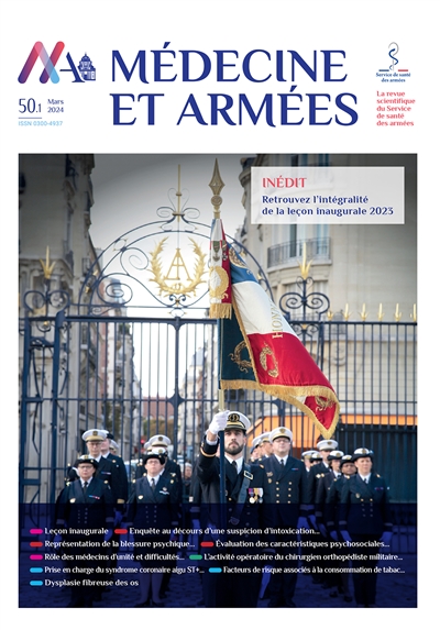 Médecine et armées : la revue scientifique du Service de santé des armées, n° 50-1