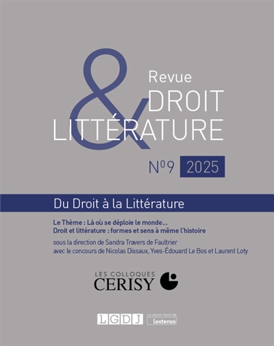 Revue droit & littérature,...
