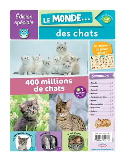 Le monde... des chats