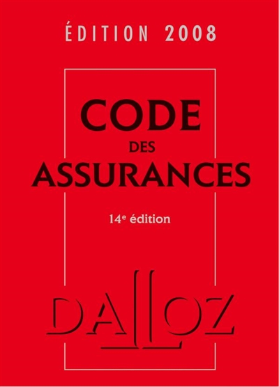Code des assurances 2008